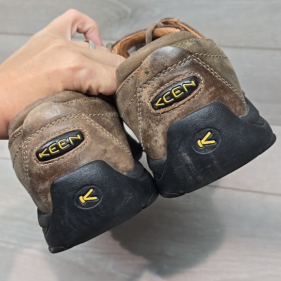 Keen Men\'s Brown Casual Leather Sneakers Shoes Boots Sz 9 main image 11